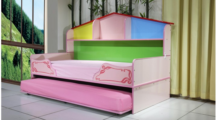 16902 My Hut Double Layer Bed